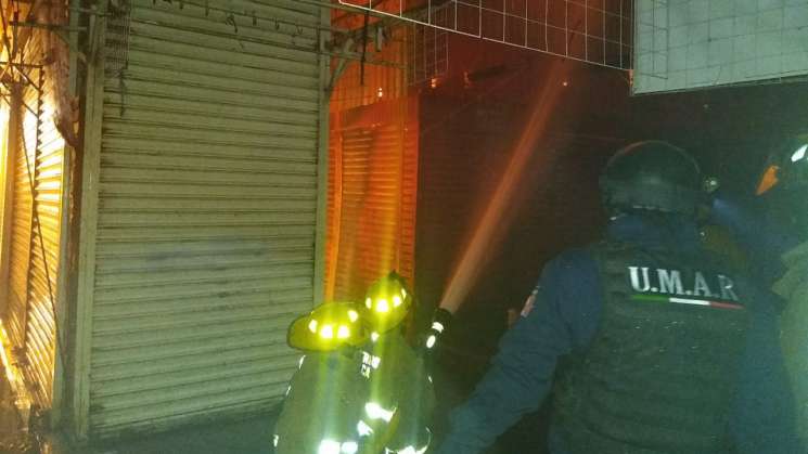 En Oaxaca. sofocan incendio en la Central de Abasto: CEPCO