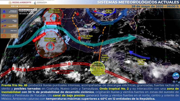 SMN prevé lluvias intensas en regiones de Oaxaca