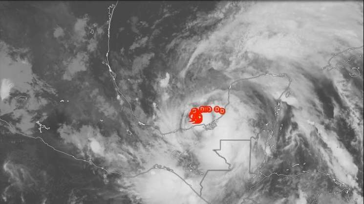 Tormenta tropical Cristobal toca tierra en Campeche