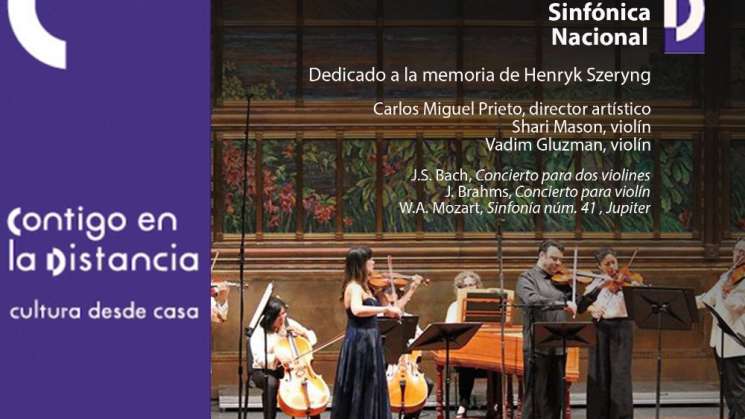 Obras de Bach, Brahms y Mozart, en concierto virtual de la OSN