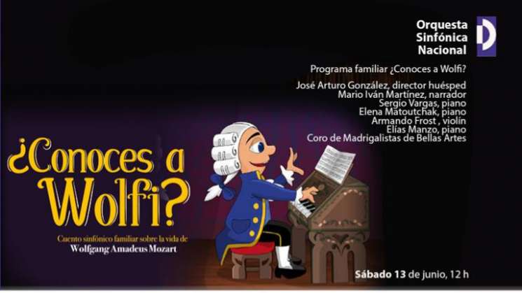 ¿Conoces a Wolfi?, cuento sinfónico sobre la infancia de Mozart