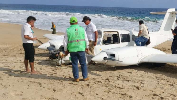 Activa CEPCO protocolos por aterrizaje de emergencia de avioneta