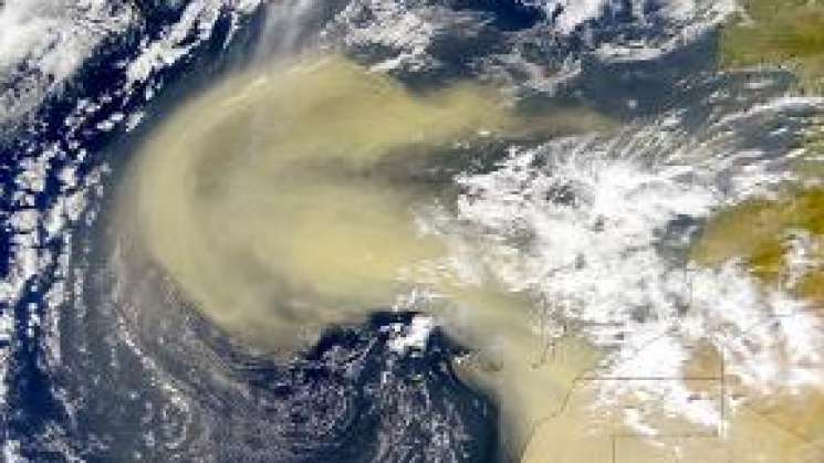 Nube de arena del Sahara amenaza cubrir todo México