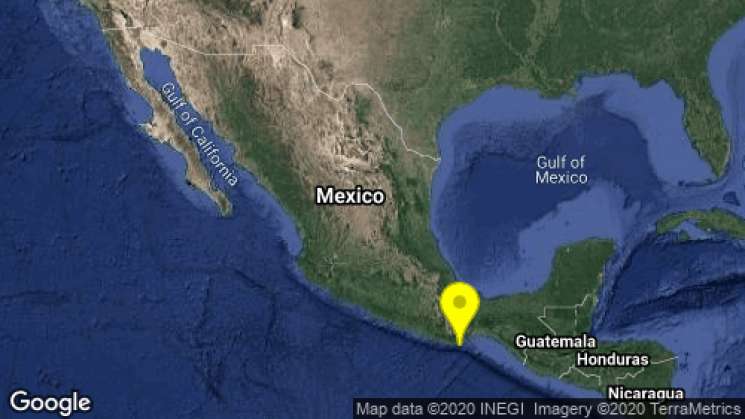 Sismo de magnitud 5.2 se registra en Crucecita, Oaxaca