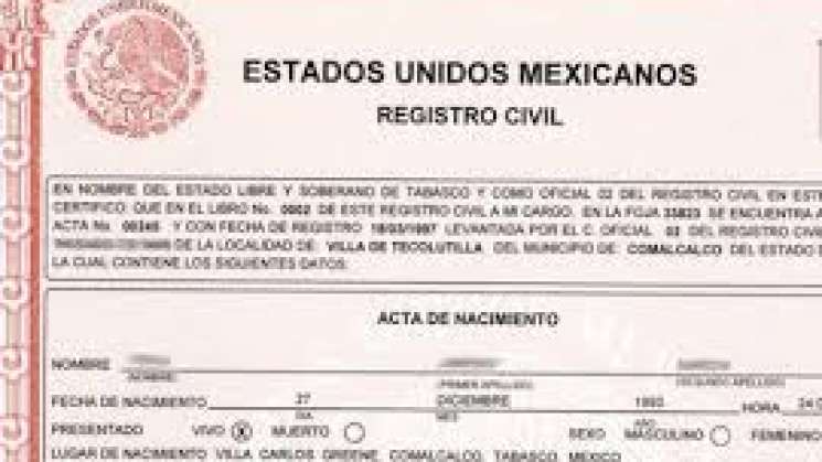  6 de cada 10 menores no tienen Acta de Nacimiento en México