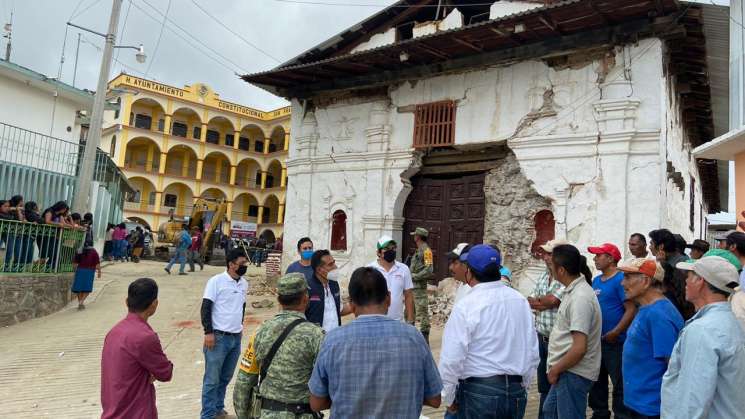 Alimentación y abrigo para afectados por sismo en los Ozolotepec