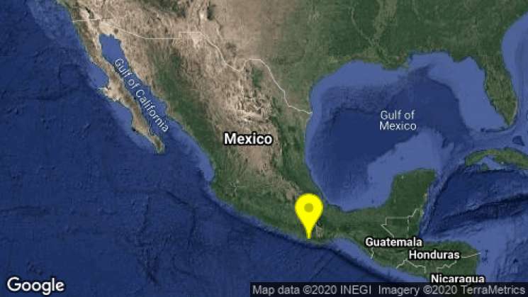 SSN reporta sismo de magnitud 4 en Río Grande, Oaxaca