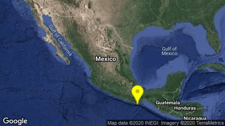 Reportan sismo de 4.4 en Pochutla, Oaxaca