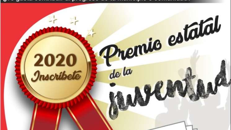 Injeo lanza la convocatoria Premio Estatal de la Juventud 2020   