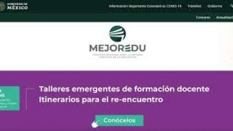 Mejoredu lanza 3 Talleres emergentes de formación docente