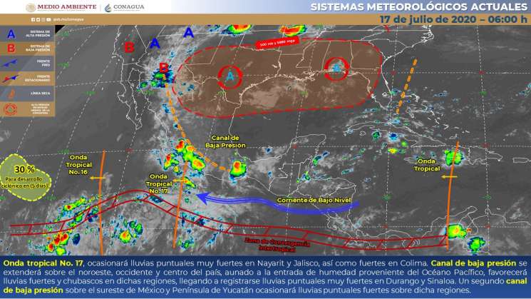 Se pronostican lluvias puntuales fuertes en Oaxaca: SMN