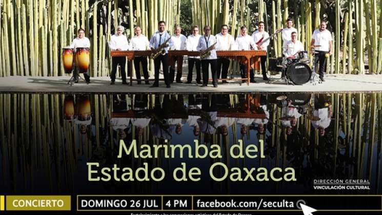 Invita Seculta a disfrutar concierto de la Marimba del Estado