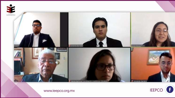 Transmite IEEPCO Conversatorio Virtual Universitario