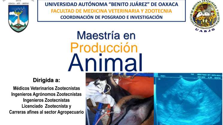  UABJO oferta Maestría en Producción Animal 