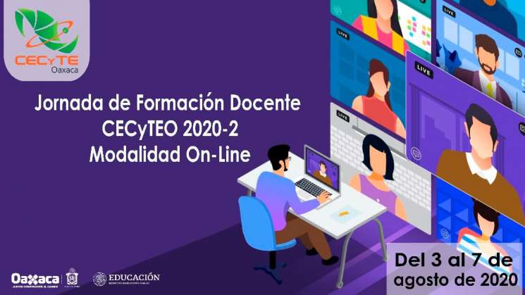 Realiza CECyTEO de forma virtual  Jornada de Formación Docente 