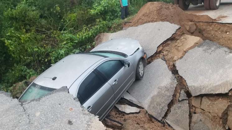 Verifica CEPCO daños ocasionados por lluvia en Oaxaca