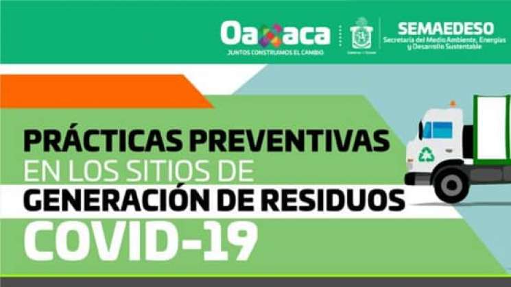  Semaedeso muestra manejo preventivo de los desechos de Covid-19