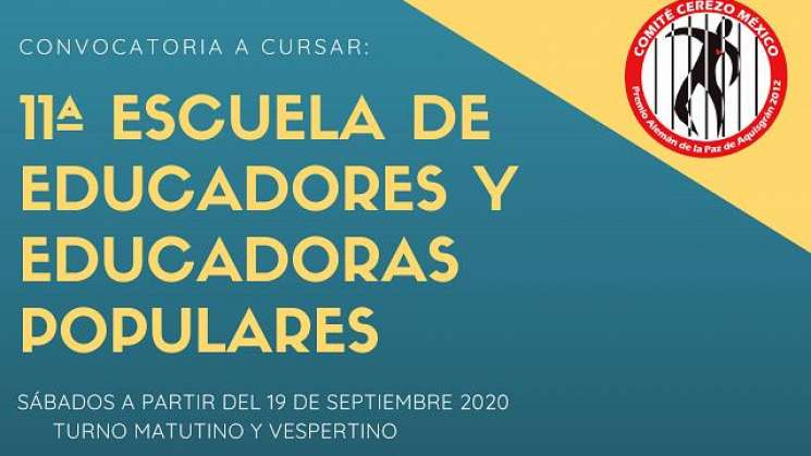 Convocatoria a cursar la 11a Escuela de Educadores y Educadoras 