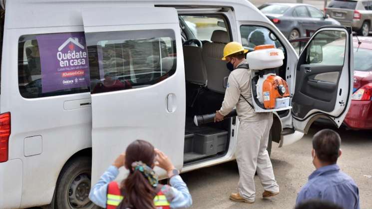 Continúa sanitización en el transporte público: Semovi