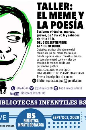 LA BS te invita al taller El Meme y la poesía