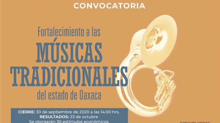 Anuncia Seculta convocatoria para promover música tradicional 