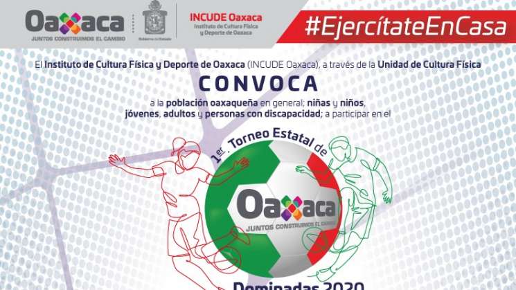 Invitan a participar en Primer Torneo Estatal de Dominadas 2020