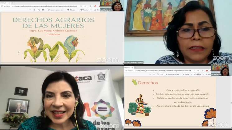 Imparte SMO curso sobre derechos agrarios de las mujeres