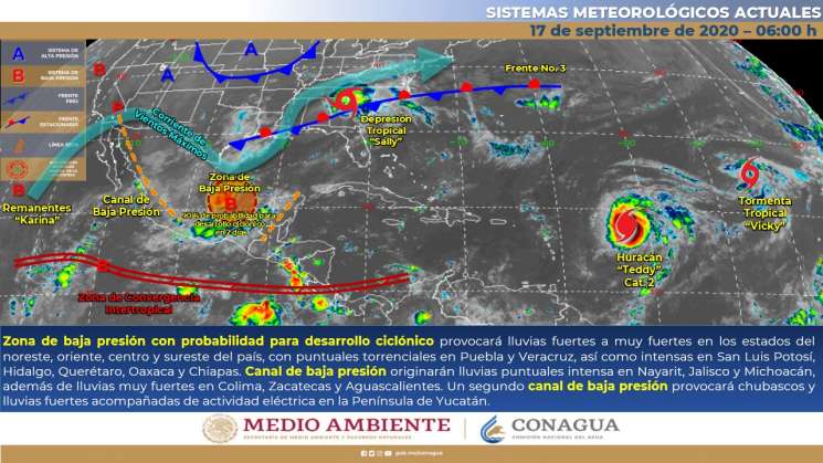  Inestabilidad atmosférica causa nublados y lluvias en Oaxaca 