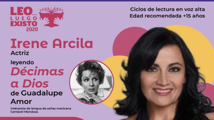 Irene Arcila leerá fragmentos de Décimas a Dios, de Pita Amor