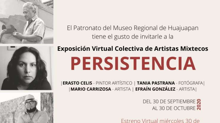 Realizarán Exposición Virtual Colectiva de Artistas Mixtecos