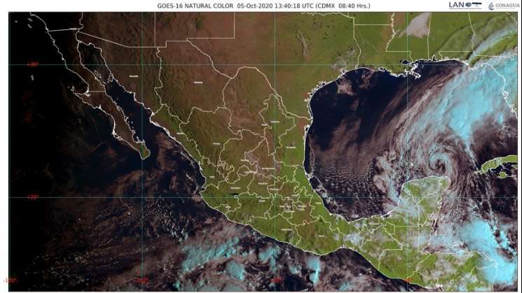 Tormenta tropical “Gamma” causa norte y oleaje en costa de Oaxaca