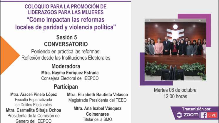 Reformas electorales erradicarán violencia política de género