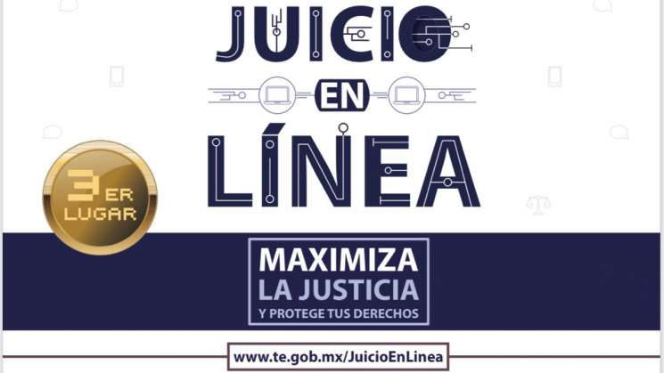 Por Juicio en Línea, TEPJF gana 3er lugar en premio nacional