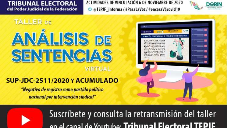 Sigue temporada de Talleres de Análisis de Sentencias Virtuales