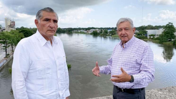 Garantiza  AMLO recursos para apoyar a damnificados de Tabasco