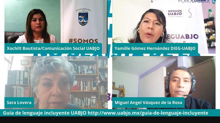 DIEG-UABJO, presentó la Guía de Lenguaje Incluyente y No Sexista 