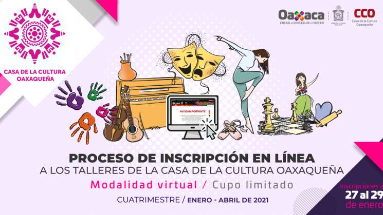  CCO abre proceso  de inscripción a sus talleres en línea