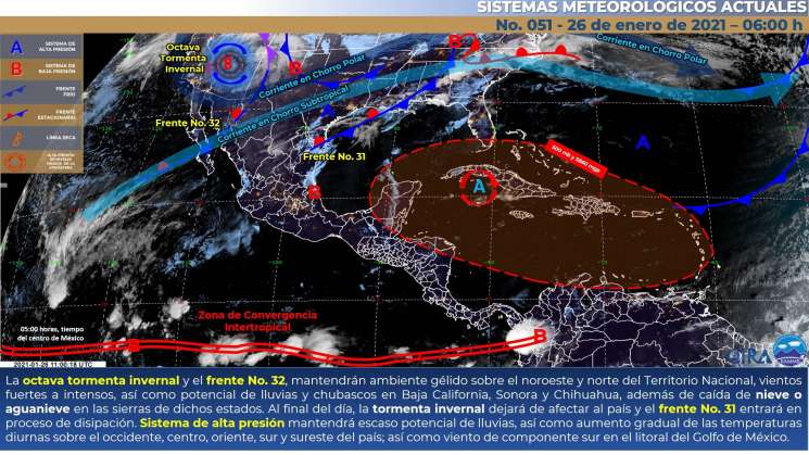 Cielo despejado y ambiente cálido en costas de Oaxaca