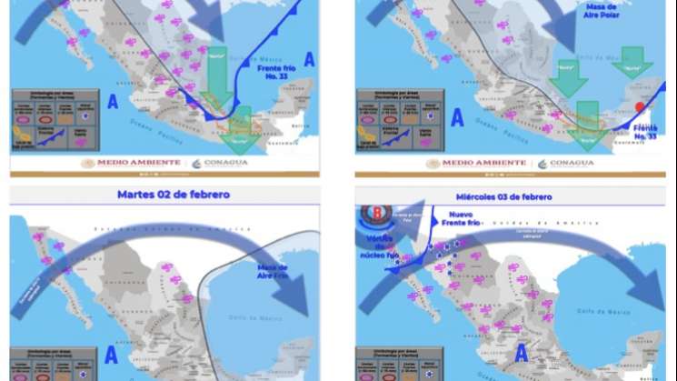 Pronostican lluvias para la próxima semana en México