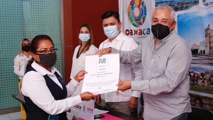 Entrega Sectur Oaxaca Registro Nacional de Turismo