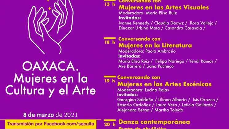 Reconoce Seculta a las mujeres en el arte y la cultura en redes