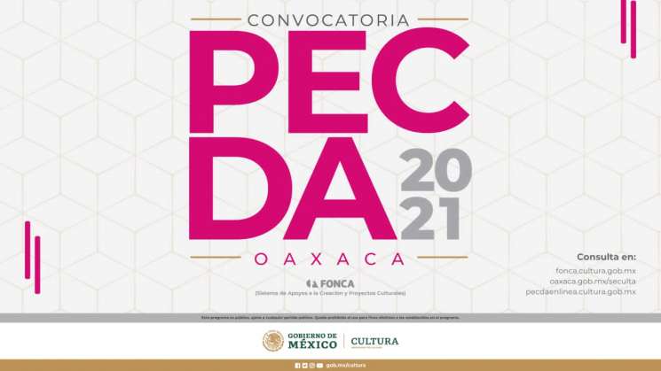 Publican convocatoria PECDA Oaxaca 2020-2021