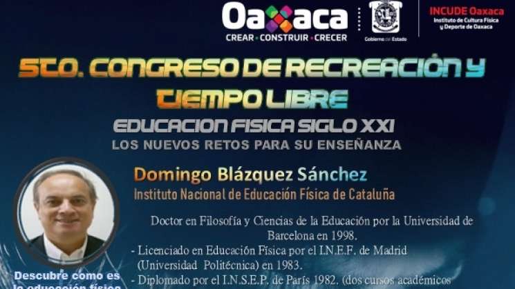 Inicia Quinto Congreso de Recreación y Tiempo Libre