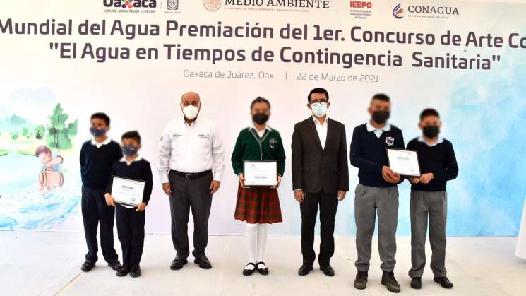 Ganadores del 1er Concurso de Arte Colectivo sobre uso del agua