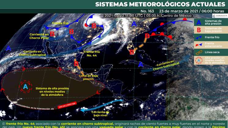 Habrá norte en Istmo, nublados y clima cálido en costas de Oaxaca