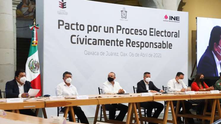 Oaxaca e INE cierran filas por un proceso electoral pacífico