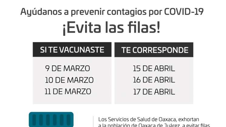 SSO hace un llamado a evitar filas para la aplicación de Vacuna