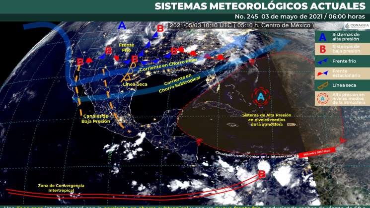 Anuncian tormentas eléctricas y lluvias en zonas de Oaxaca