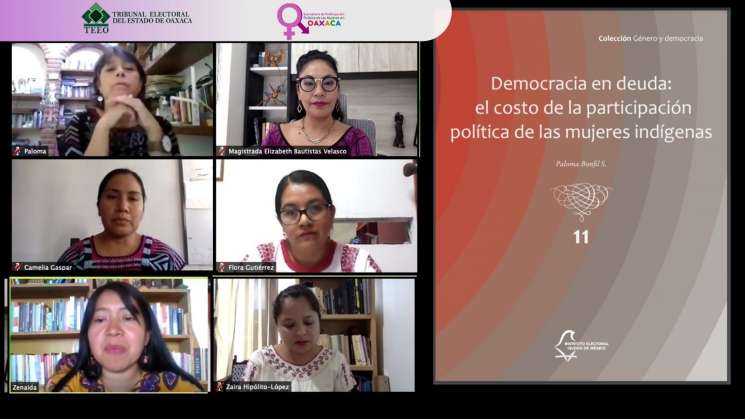 Presentan libro de participación política de mujeres indígenas