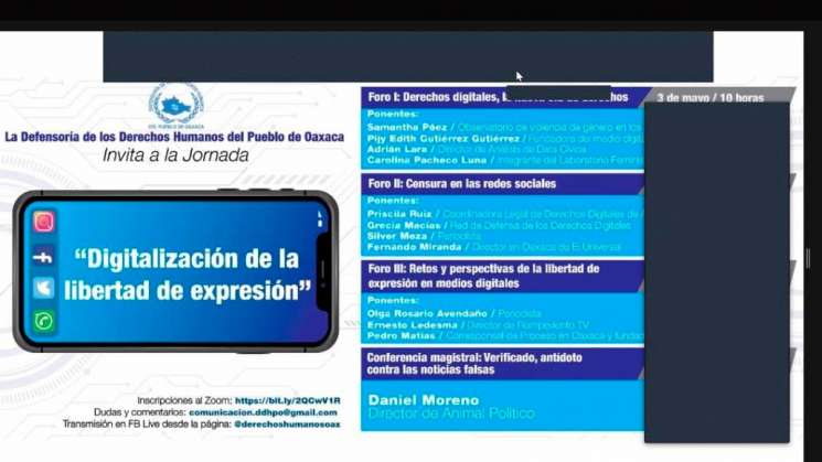 Censura en redes sociales, atenta contra libertad de expresión